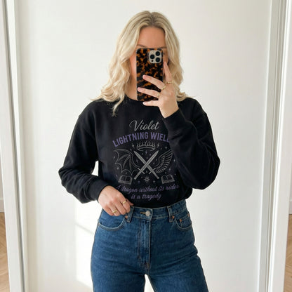 Violet Lightning Wielder Sweatshirt