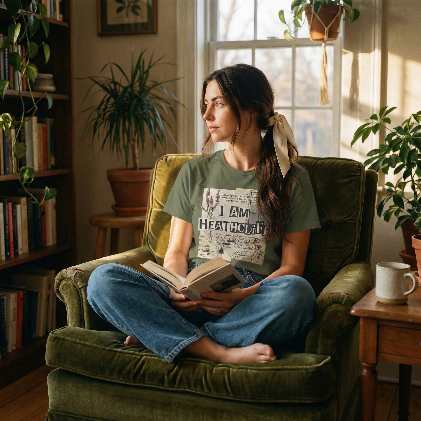 The "I Am Heathcliff" Collage Tee