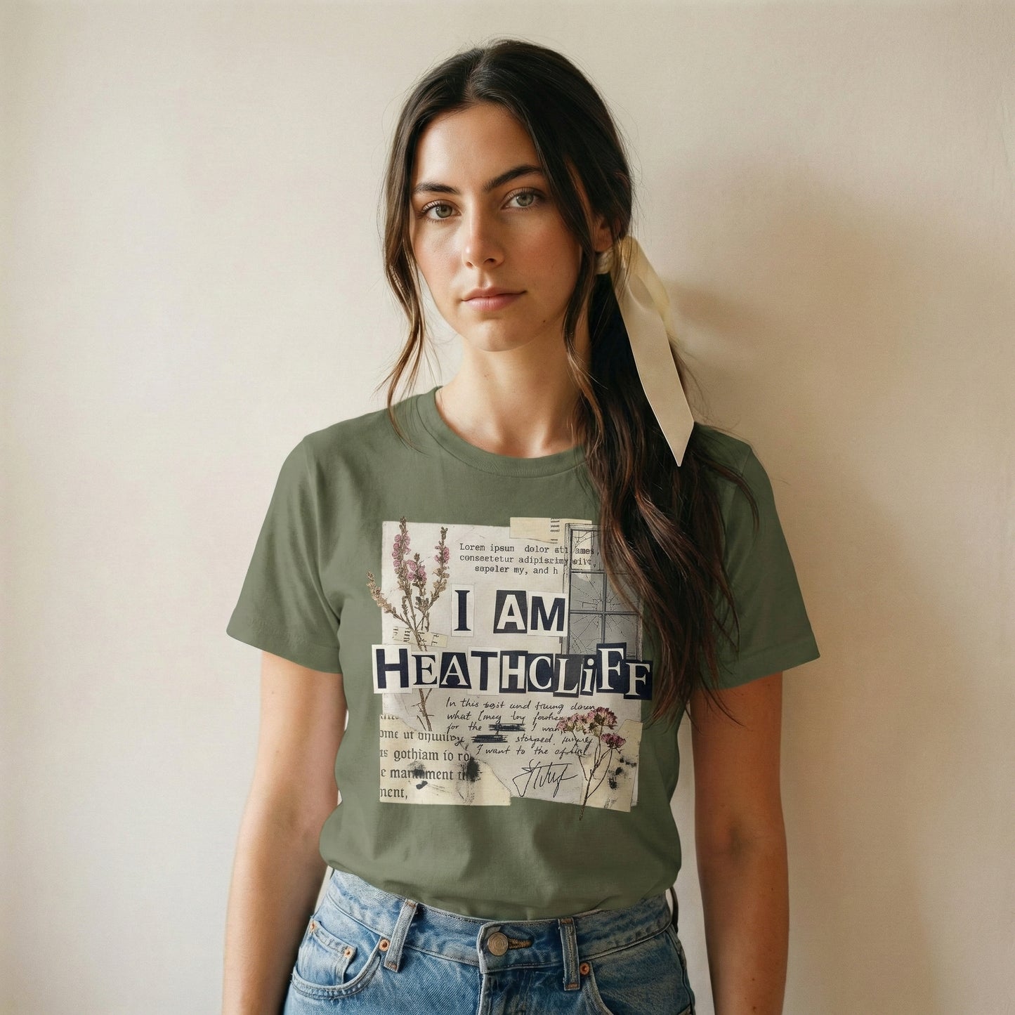 The "I Am Heathcliff" Collage Tee