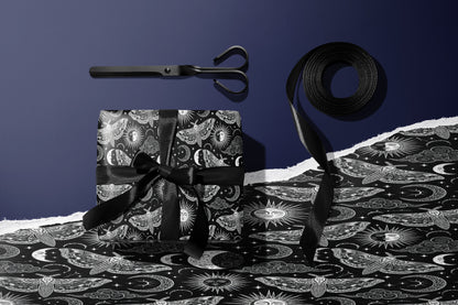 Lunar Moth Wrapping Paper