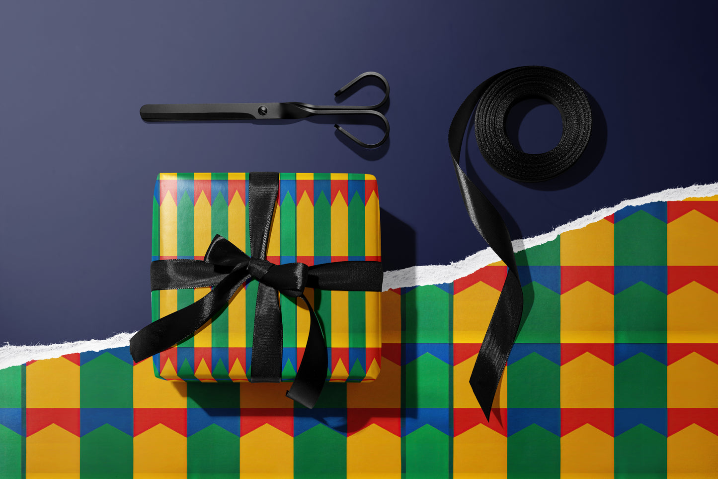 Wizard House Pattern Wrapping Paper