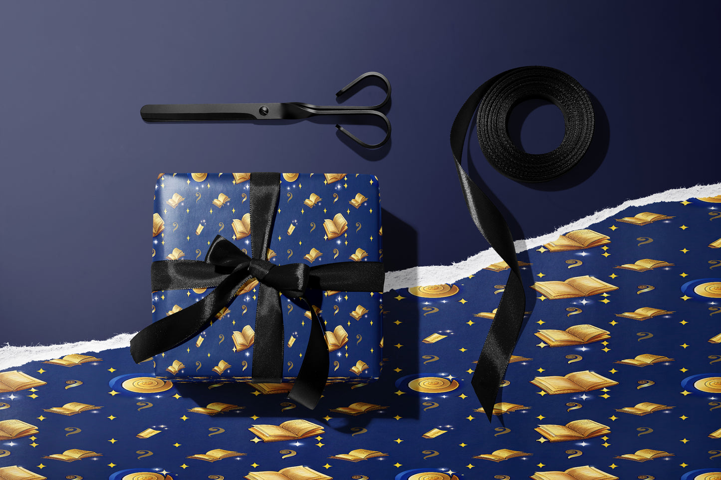 Magic Books Wrapping Paper