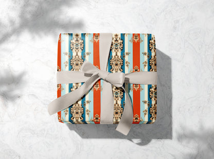 Ornate Baroque Pattern Wrapping Paper