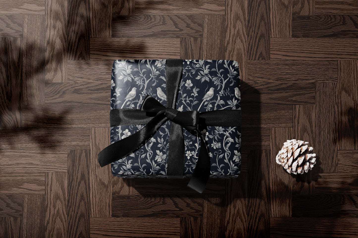 Midnight Floral Wrapping Paper