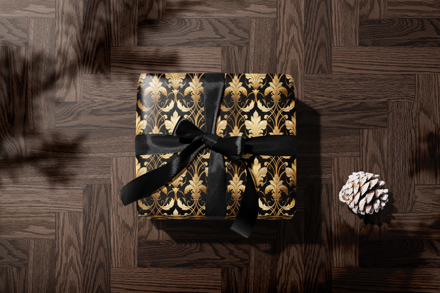 Black Luxe Wrapping Paper