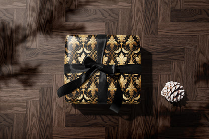 Black Luxe Wrapping Paper