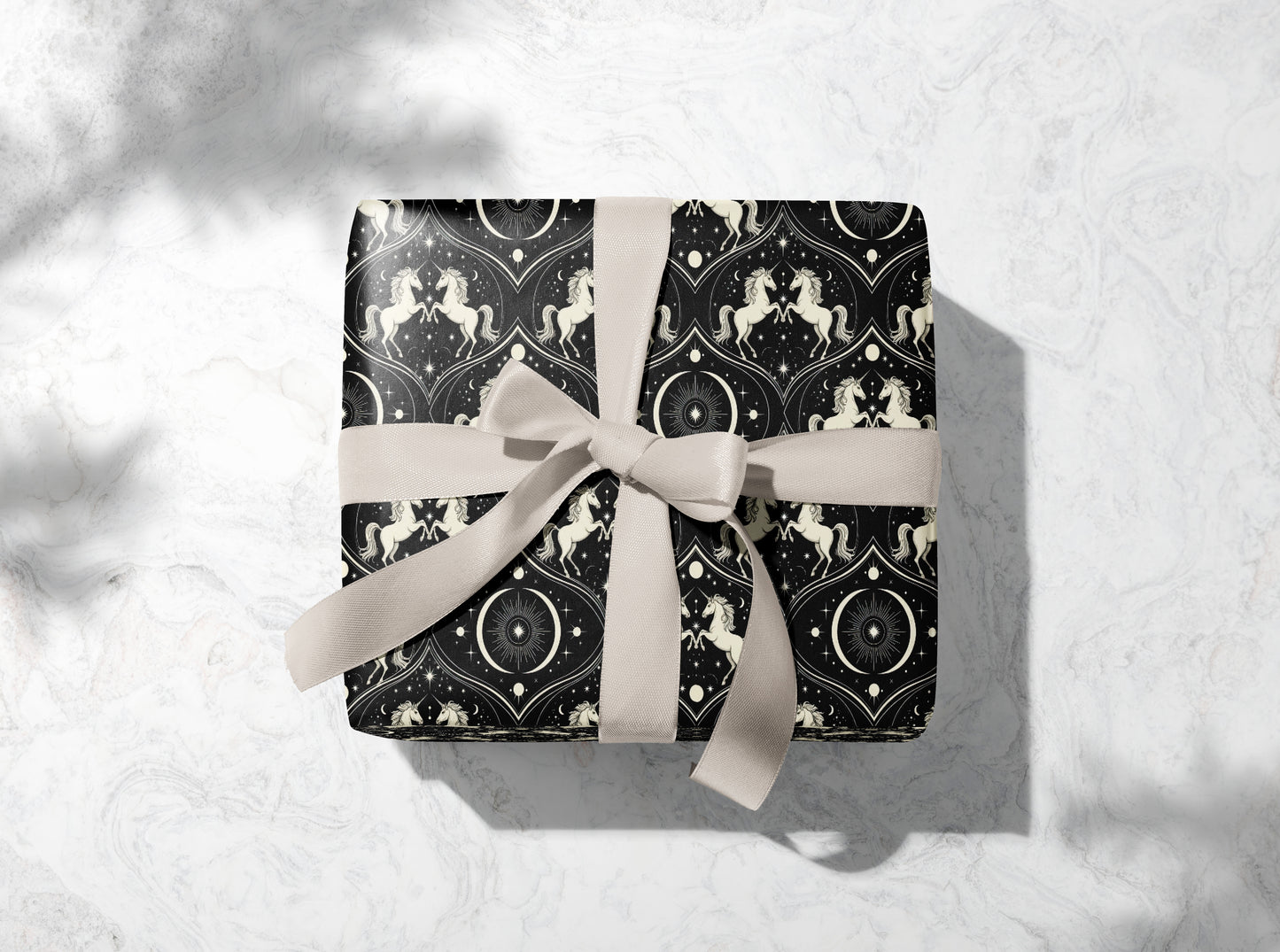Celestial Unicorn Constellation Wrapping Paper