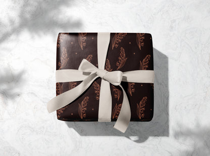 Gothic Lily of the Valley Wrapping Paper