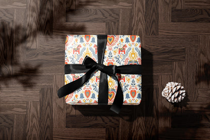 Dala Horse Wrapping Paper
