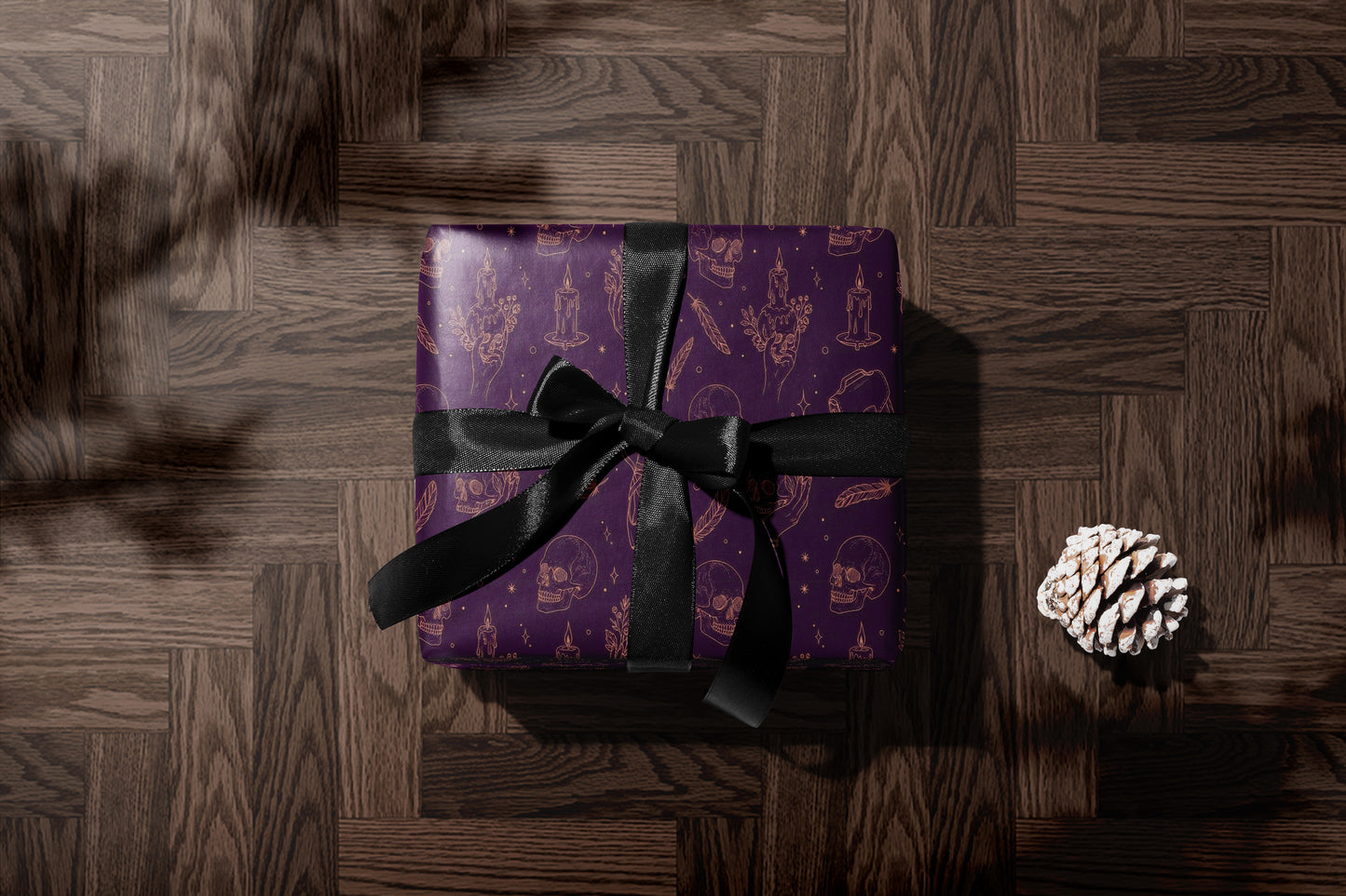 Skulls & Feathers Wrapping Paper