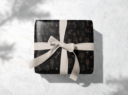 Witchy Star Pattern Wrapping Paper