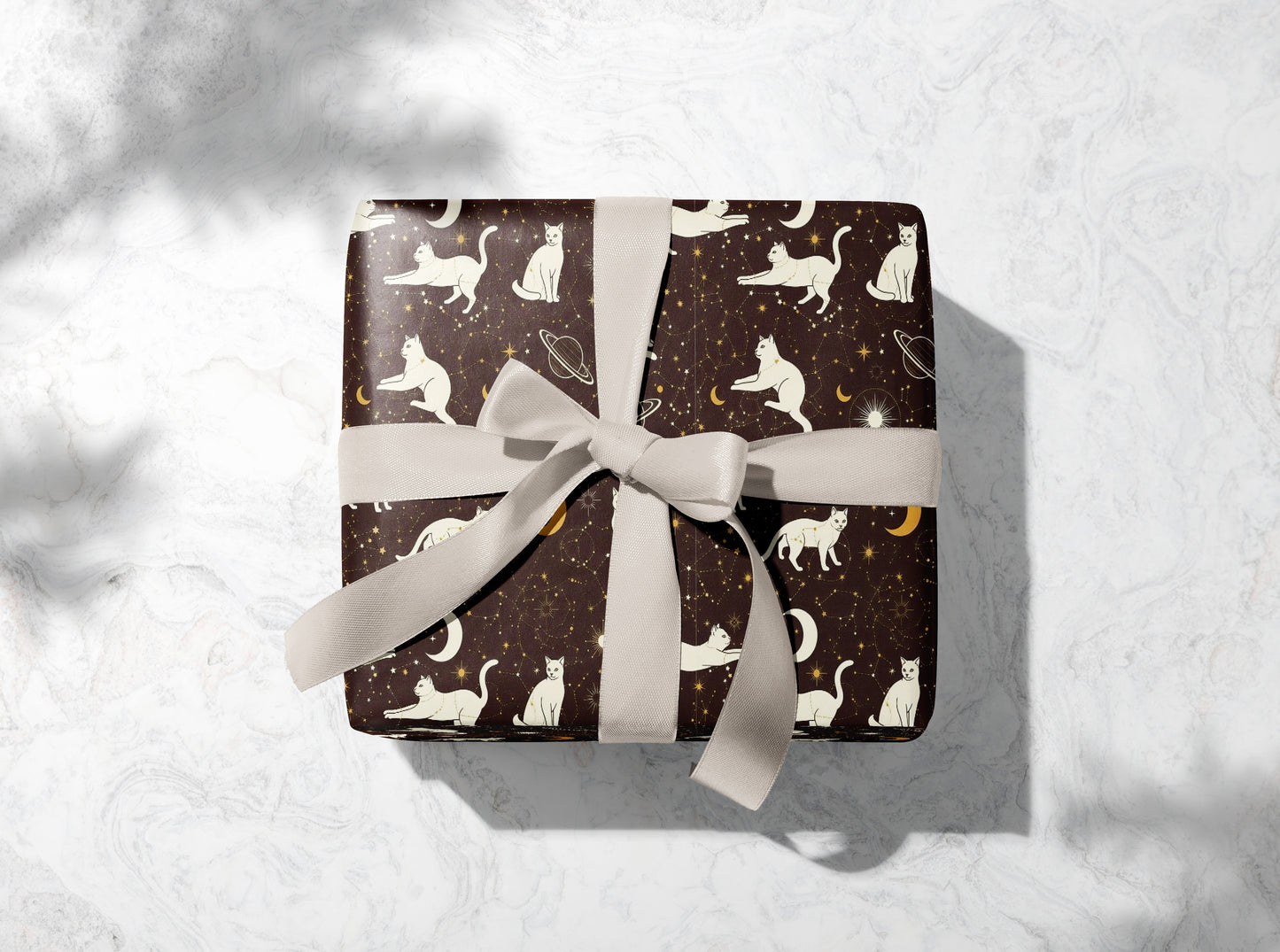 Cat Constellations Wrapping Paper