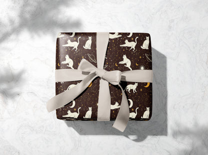 Cat Constellations Wrapping Paper