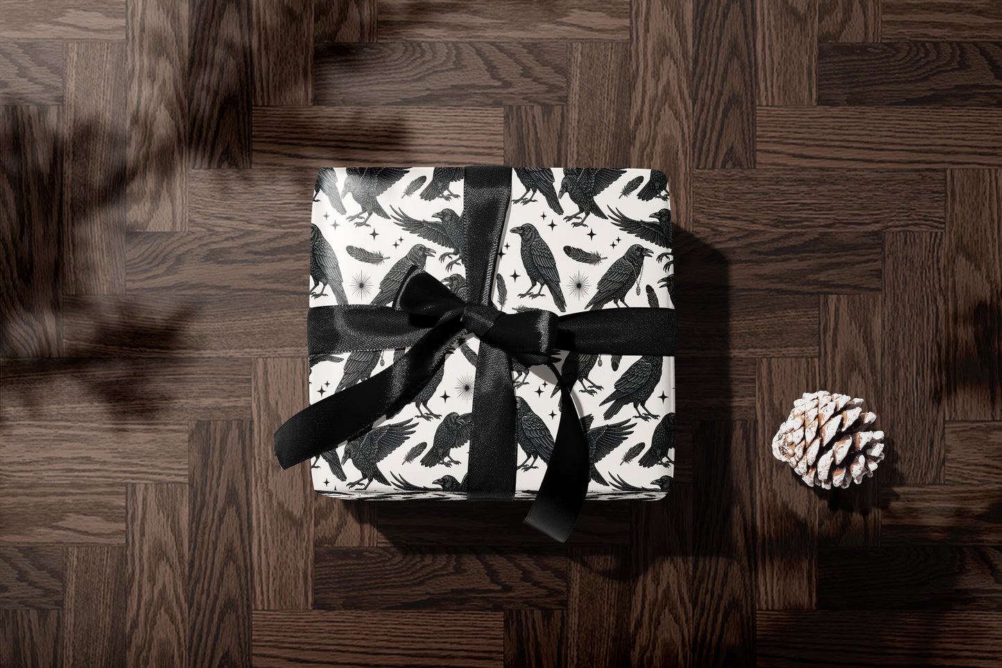 Crows Birds Pattern Wrapping Paper