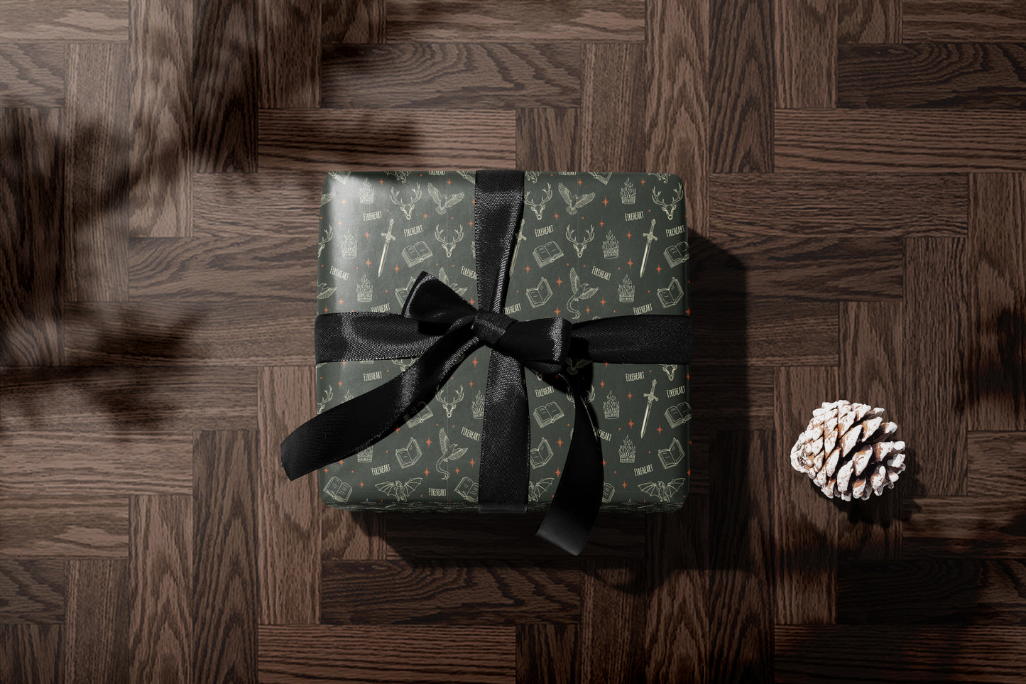 Fireheart Wrapping Paper - MagicMerchEmporium