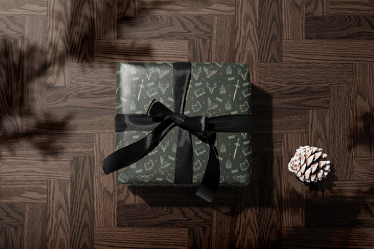 Fireheart Wrapping Paper - MagicMerchEmporium