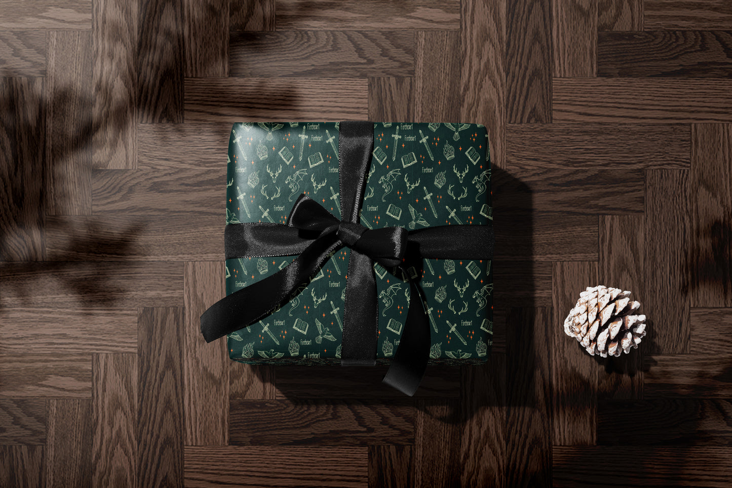 Fireheart Throne of Glass Wrapping Paper - MagicMerchEmporium