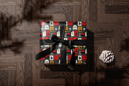 Throne of Glass Abraxos Wrapping Paper - MagicMerchEmporium