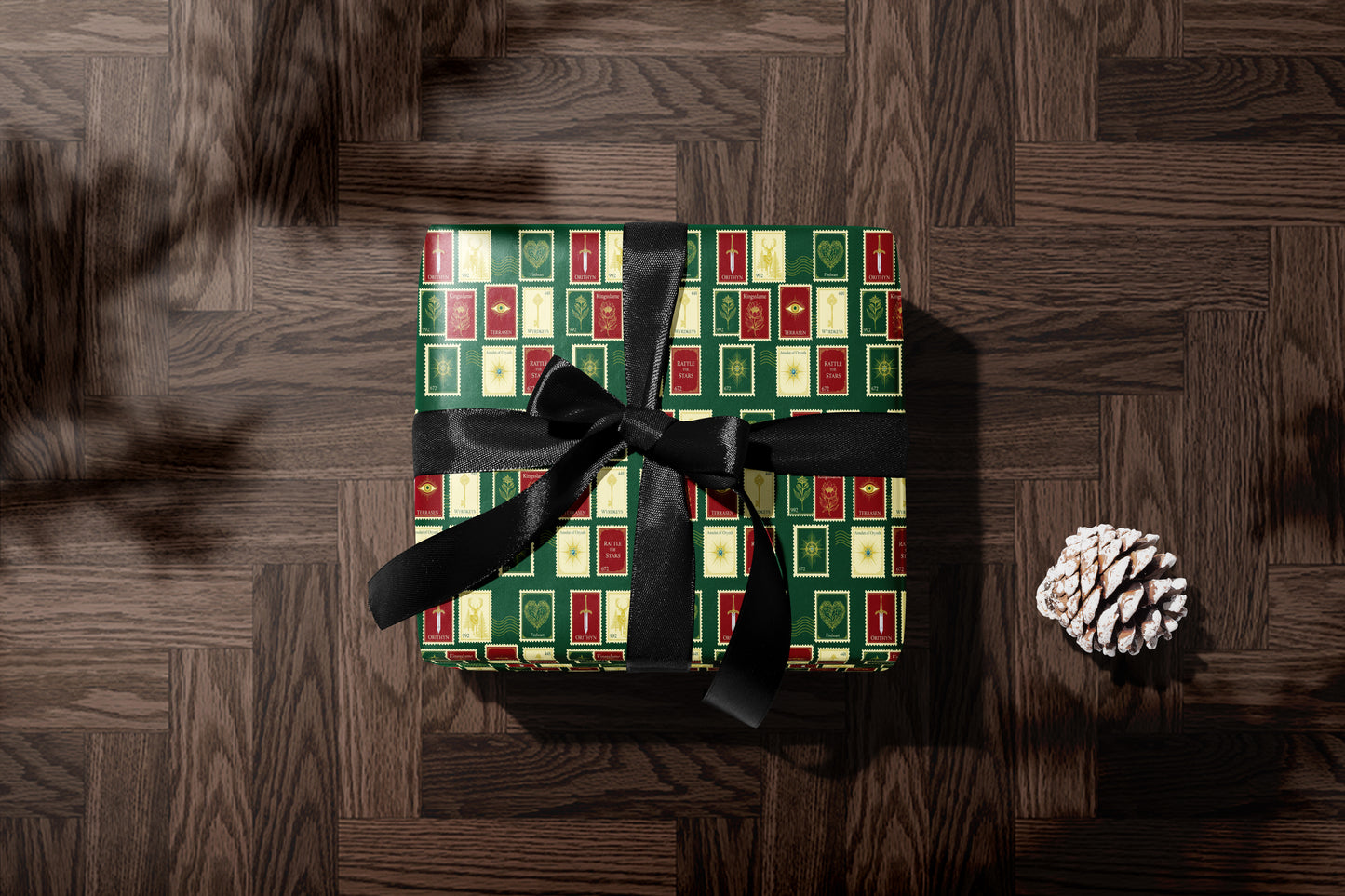 Terrasen & Amulet of Orynth Wrapping Paper - MagicMerchEmporium