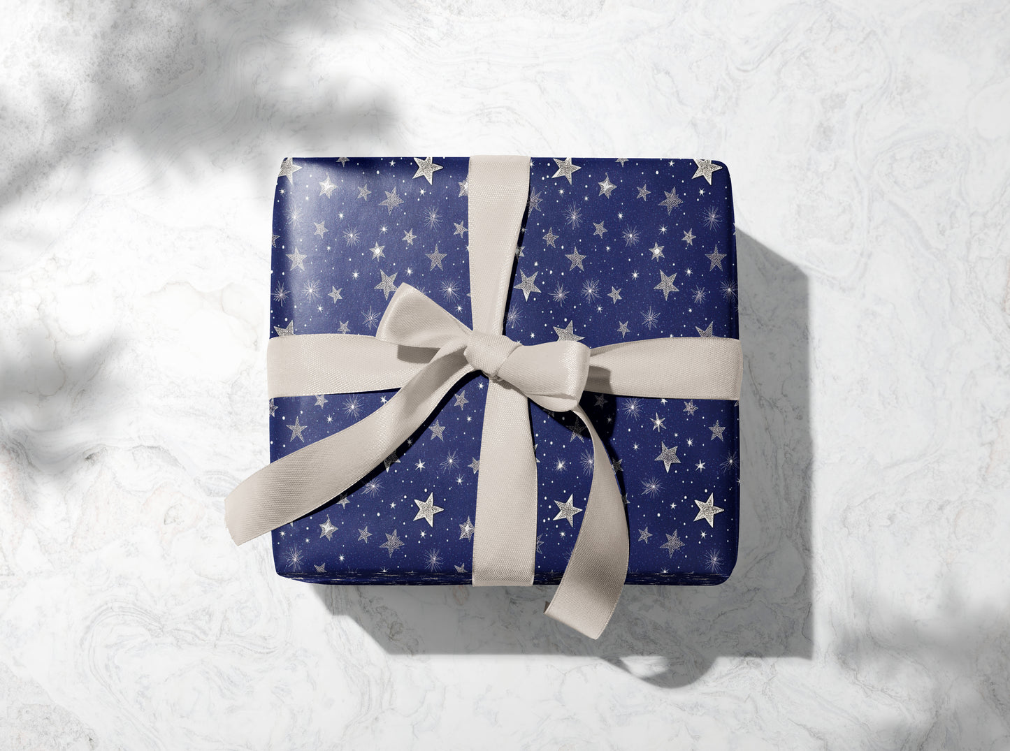 Stars Blue Sky Wrapping Paper