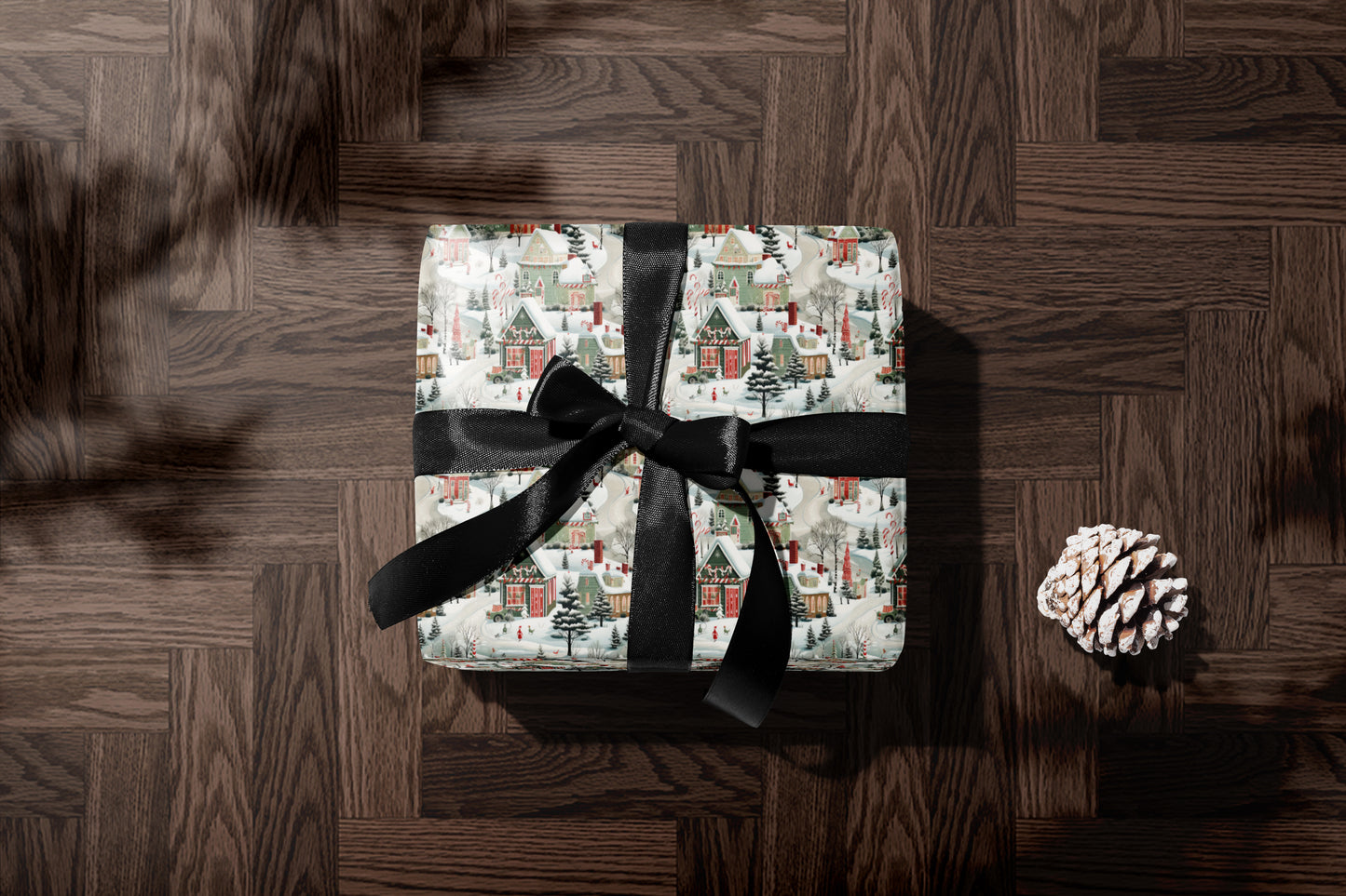 Christmas Village Wrapping Paper