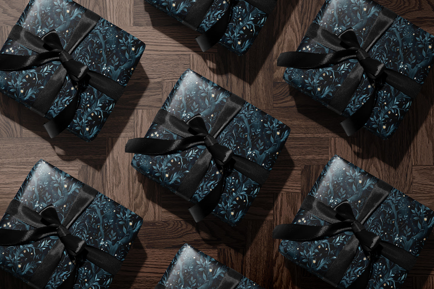 Twilight Botanical Wrapping Paper