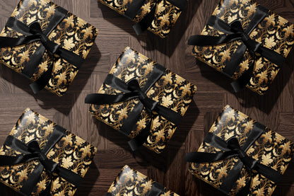 Black Luxe Wrapping Paper
