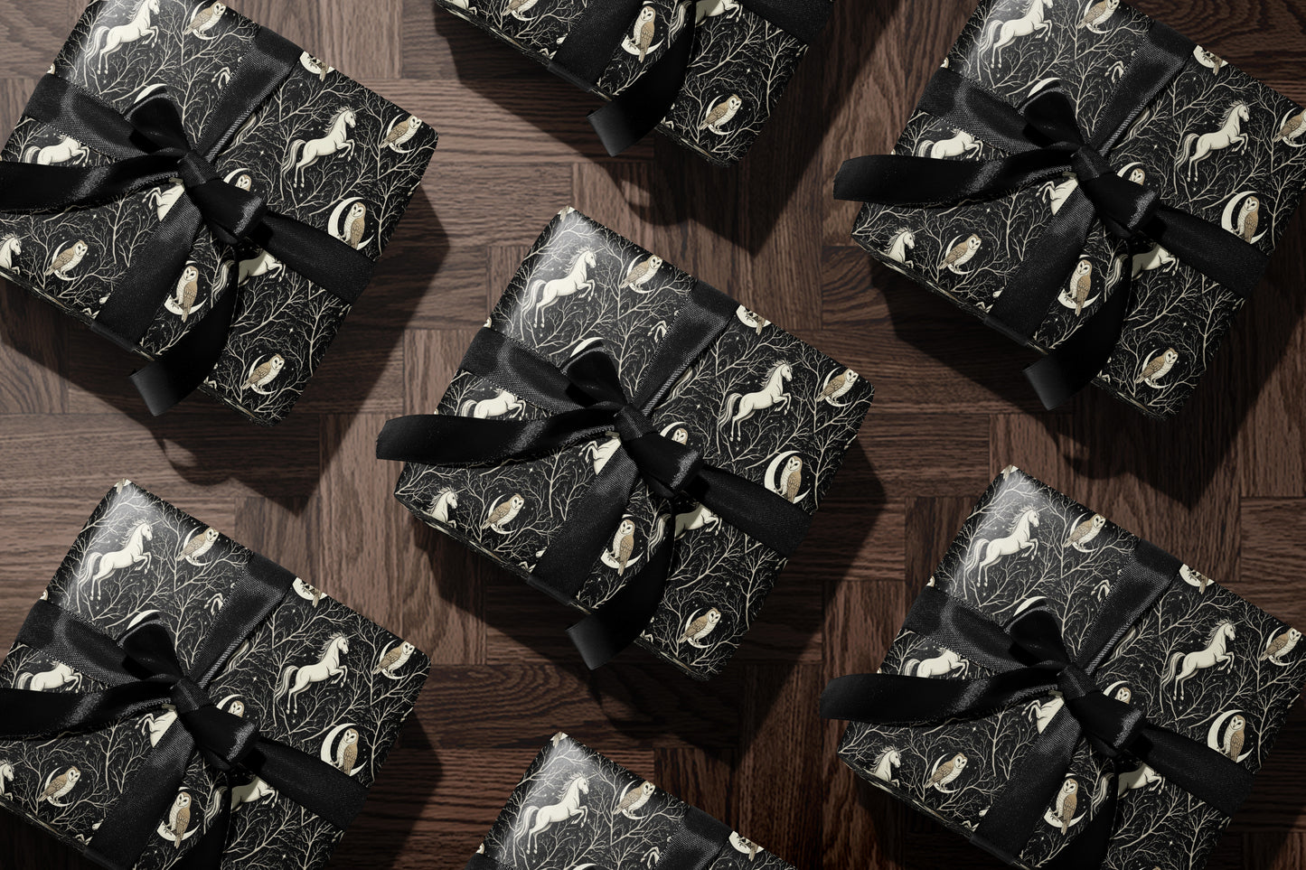 Mystical Unicorn Night Wrapping Paper