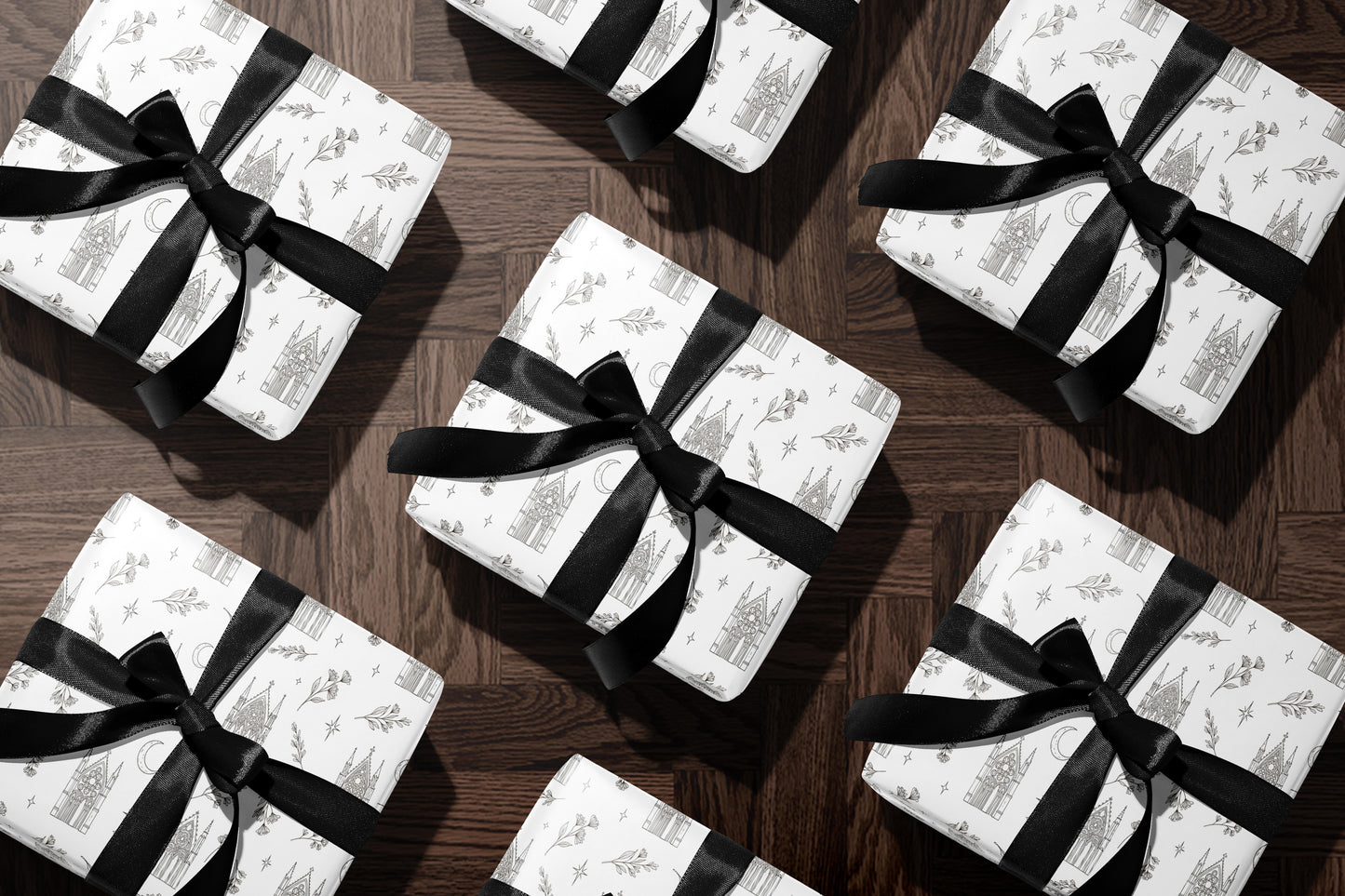 Moonlit Cathedral Wrapping Paper
