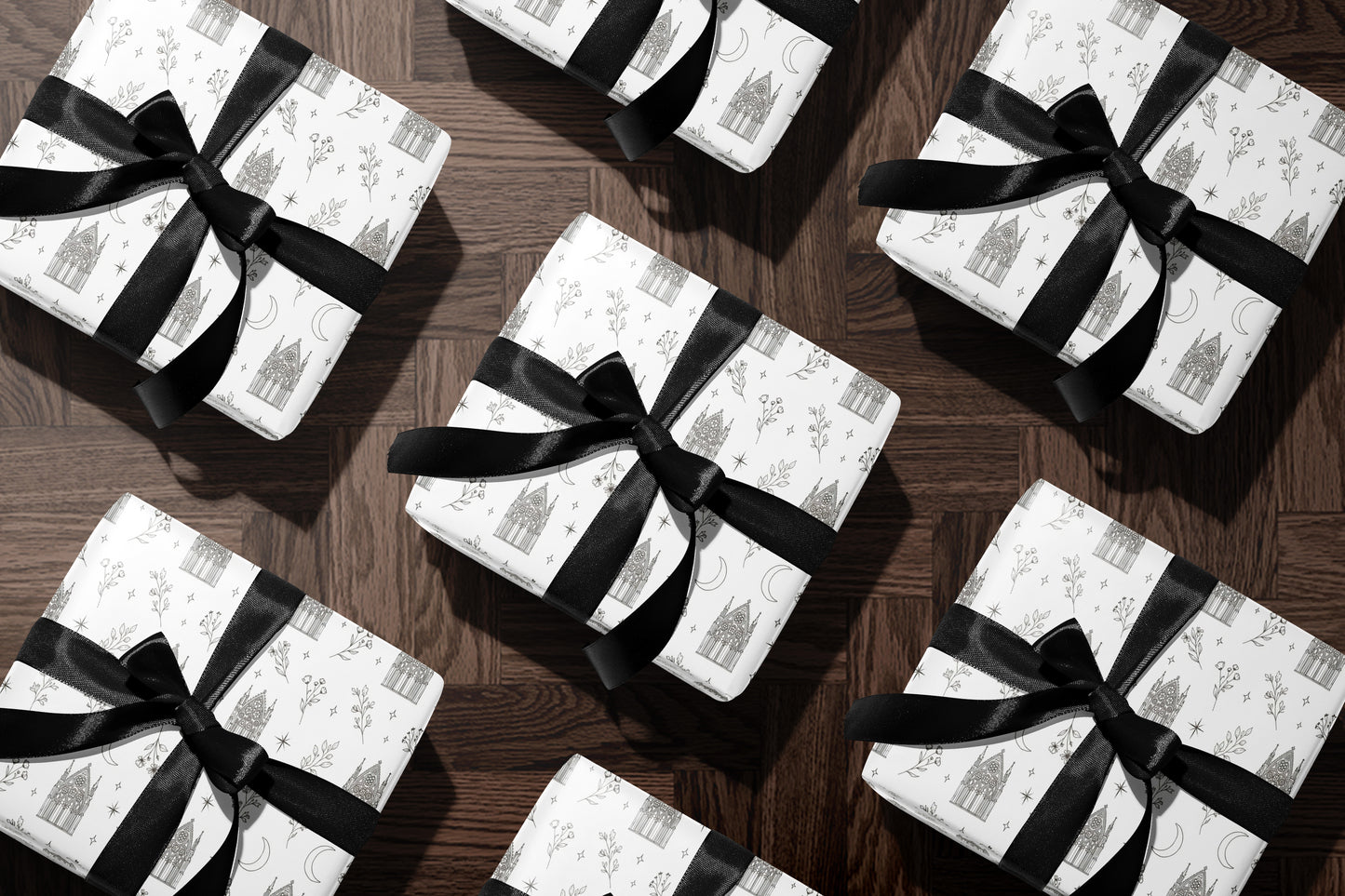 Moon Garden Wrapping Paper