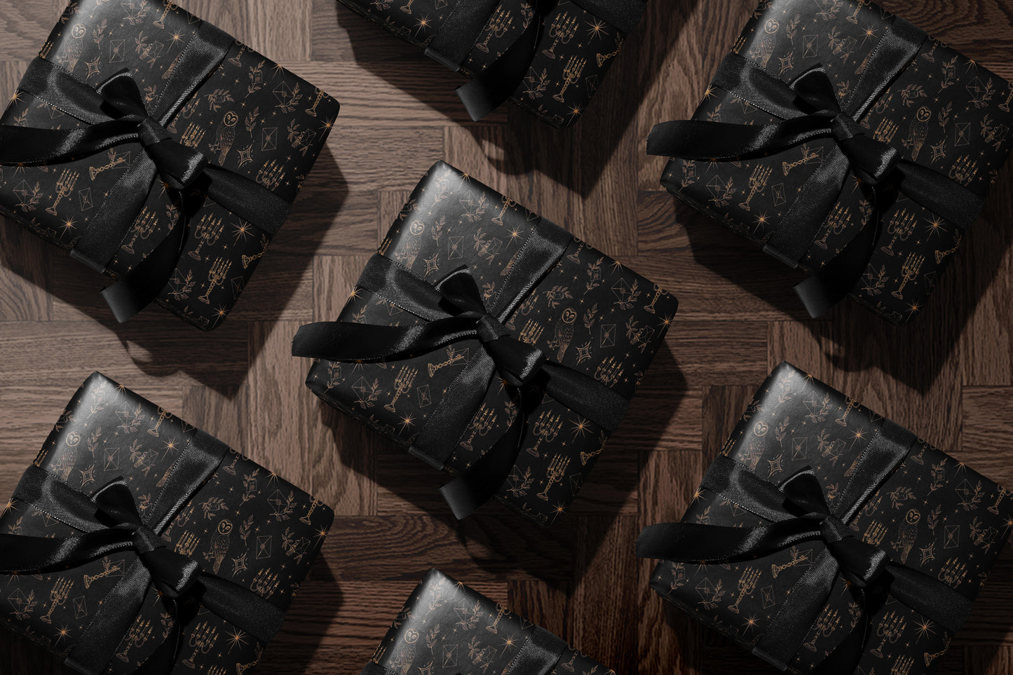Witchy Star Pattern Wrapping Paper