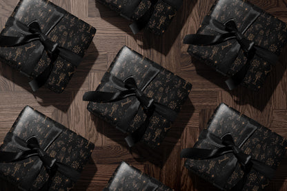 Witchy Star Pattern Wrapping Paper