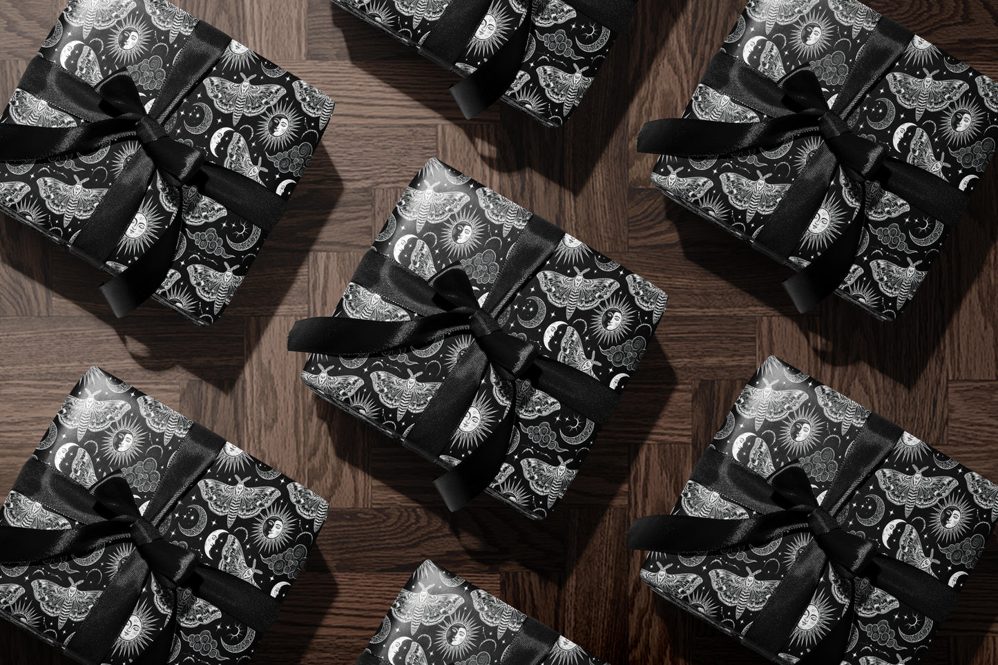 Lunar Moth Wrapping Paper