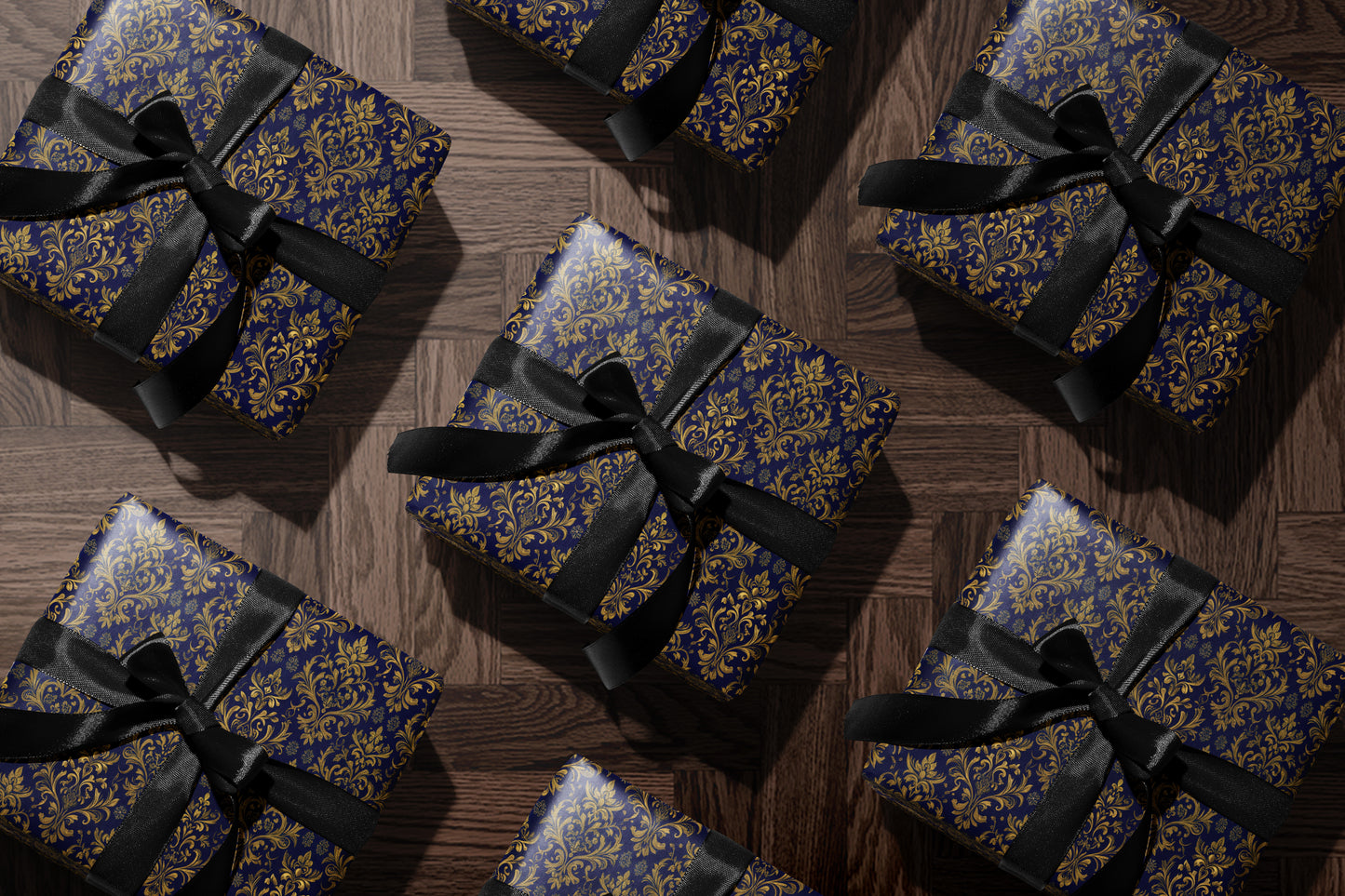 Luxury Baroque Ornament Wrapping Paper