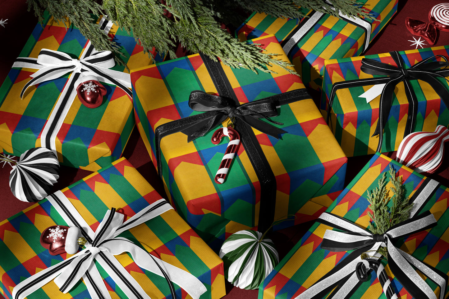 Wizard House Pattern Wrapping Paper