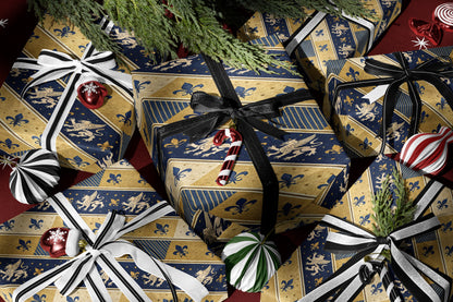 Fleur-de-Lis Medieval Wrapping Paper