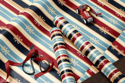 Royal Fleur de Lis Wrapping Paper