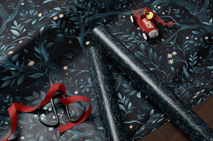Twilight Botanical Wrapping Paper