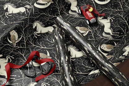 Mystical Unicorn Night Wrapping Paper