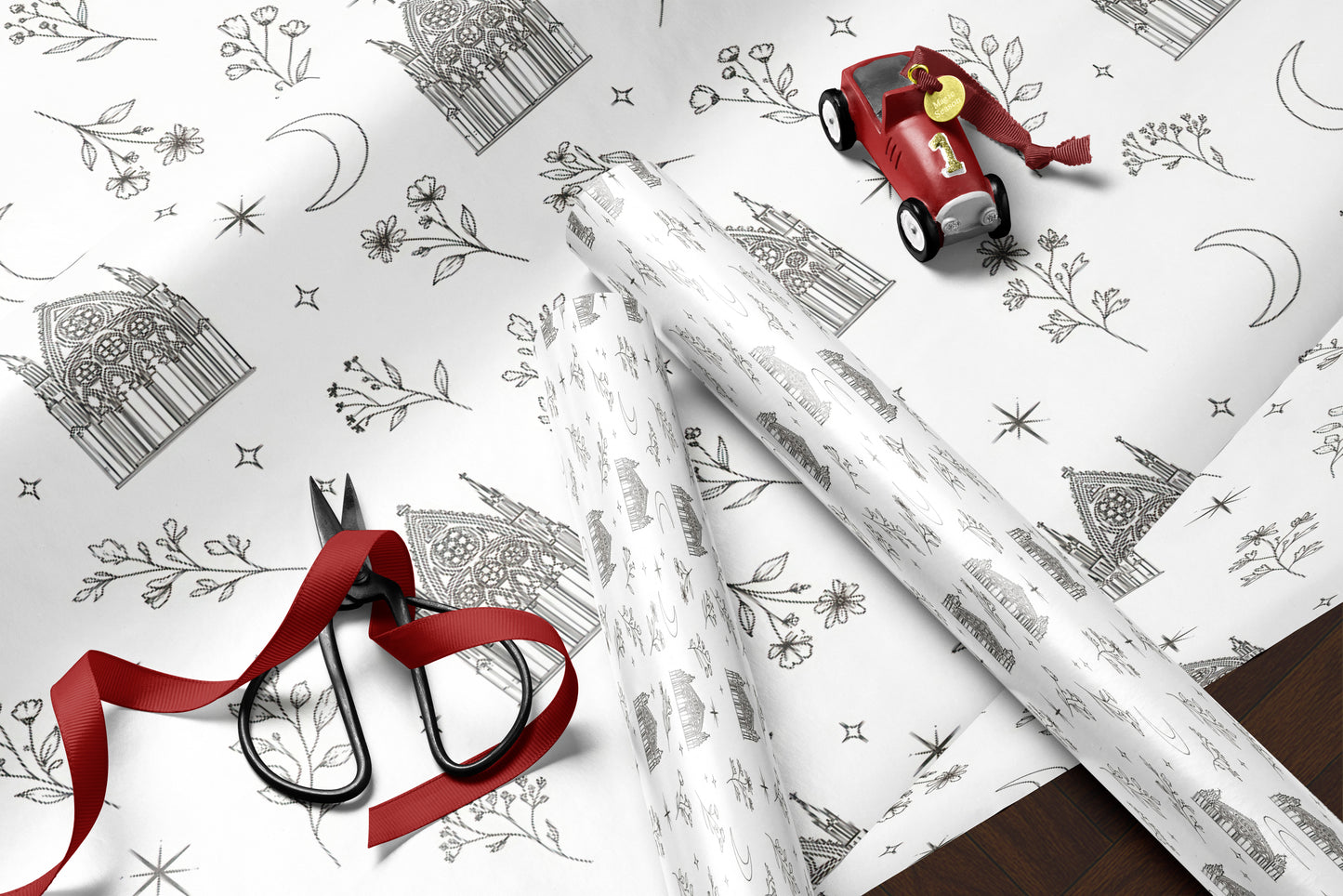 Moon Garden Wrapping Paper