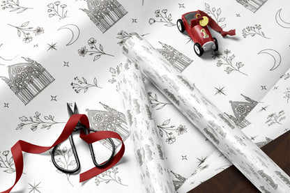 Moon Garden Wrapping Paper