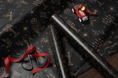 Witchy Star Pattern Wrapping Paper
