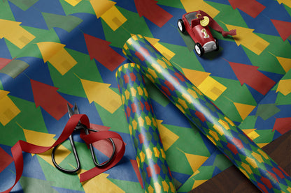 Wizard Houses Pattern Wrapping Paper