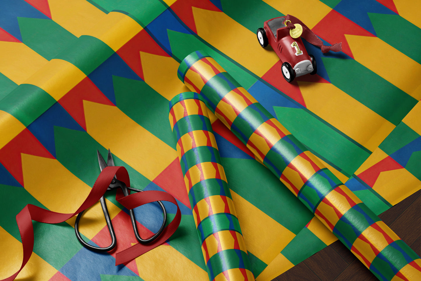 Wizard House Pattern Wrapping Paper