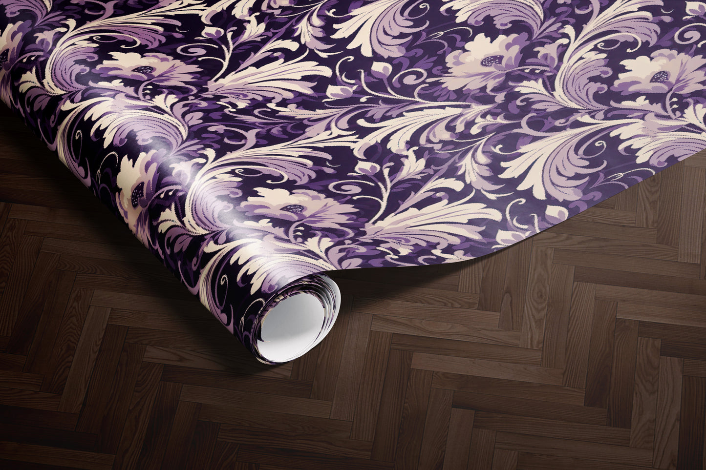 Art Nouveau Floral Wrapping Paper