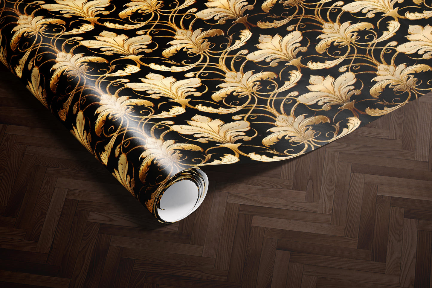 Black Luxe Wrapping Paper