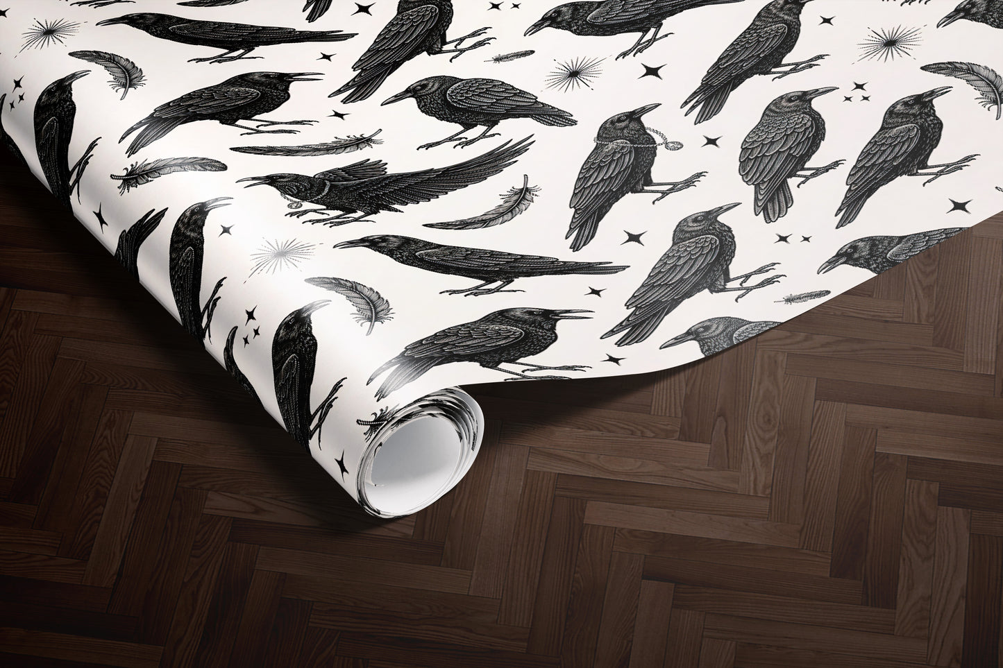 Dark Raven Wrapping Paper