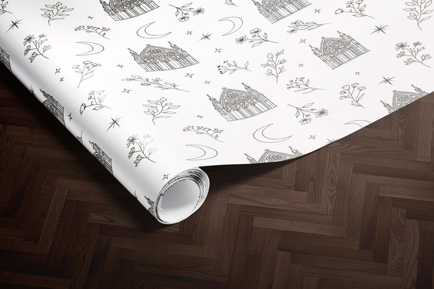 Moon Garden Wrapping Paper