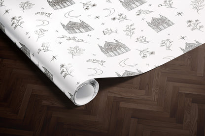 Moon Garden Wrapping Paper