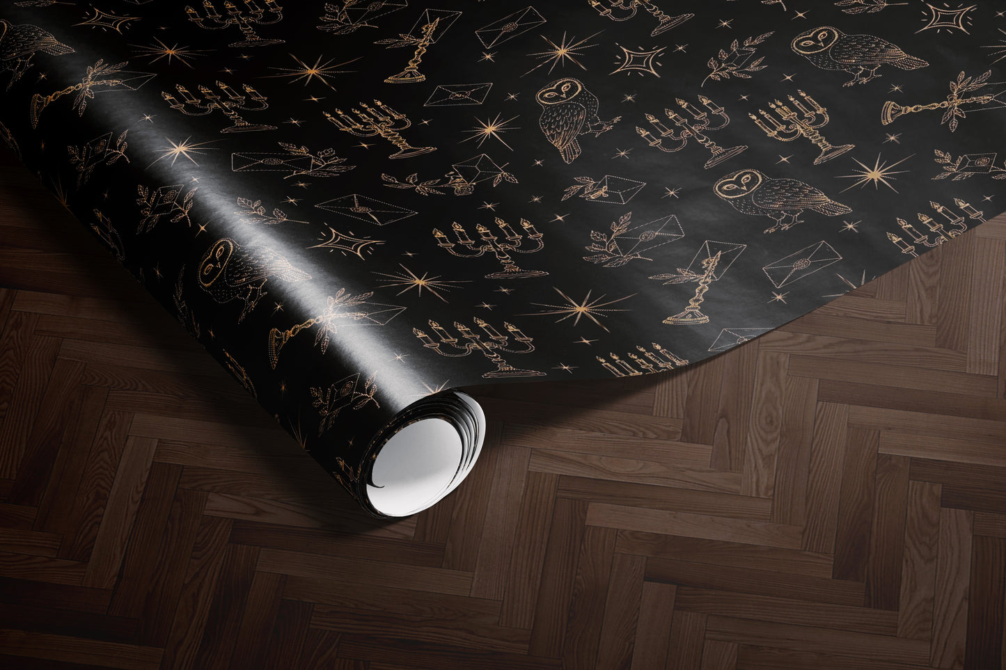 Witchy Star Pattern Wrapping Paper